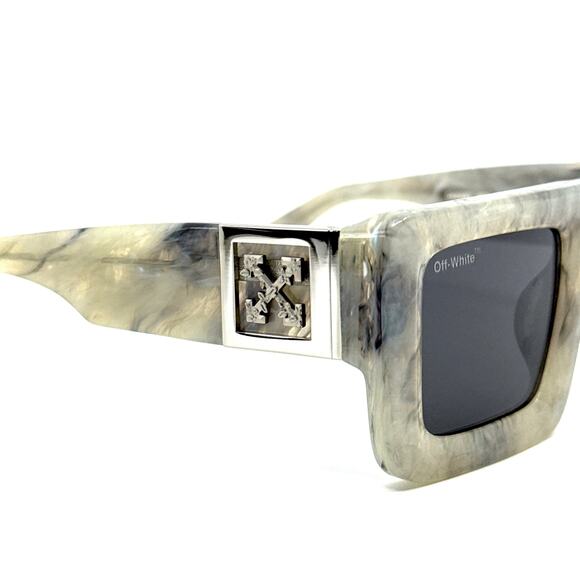 New, OFF-WHITE Sunglasses Leonardo OERI060 0807 Authentic - Picture 7 of 13